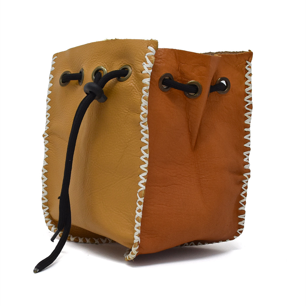 FlopBall.com - Leather Collection - Flow Sack - 2-tone brown