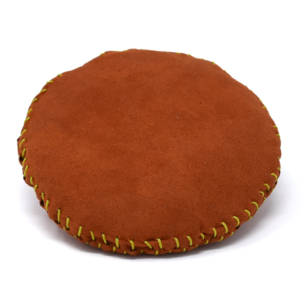 Squirrel Brown w/Yellow Stitch
