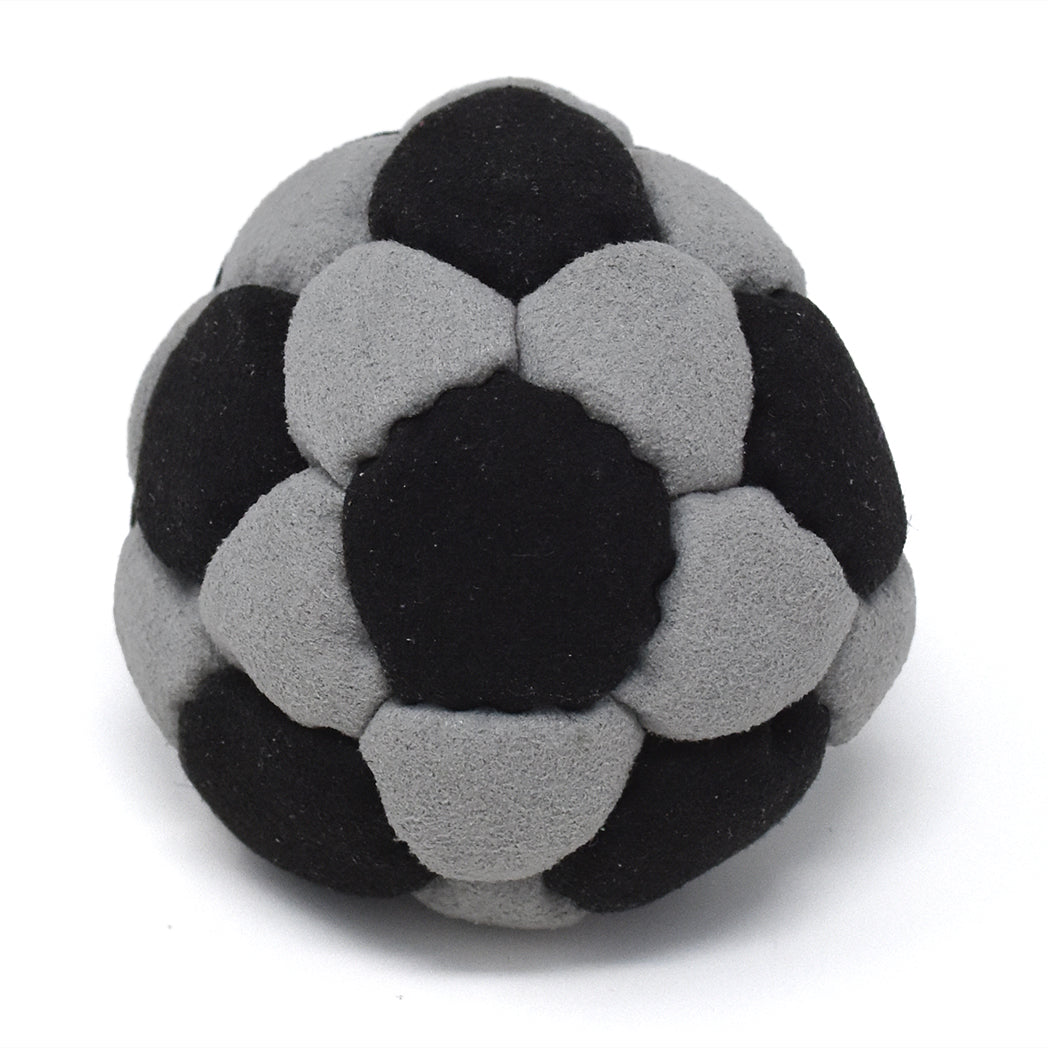 32-Panel Footbag - Grey & Black