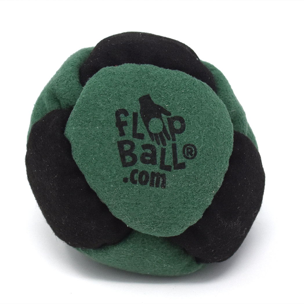 8-Panel Footbag - Dark Green & Black