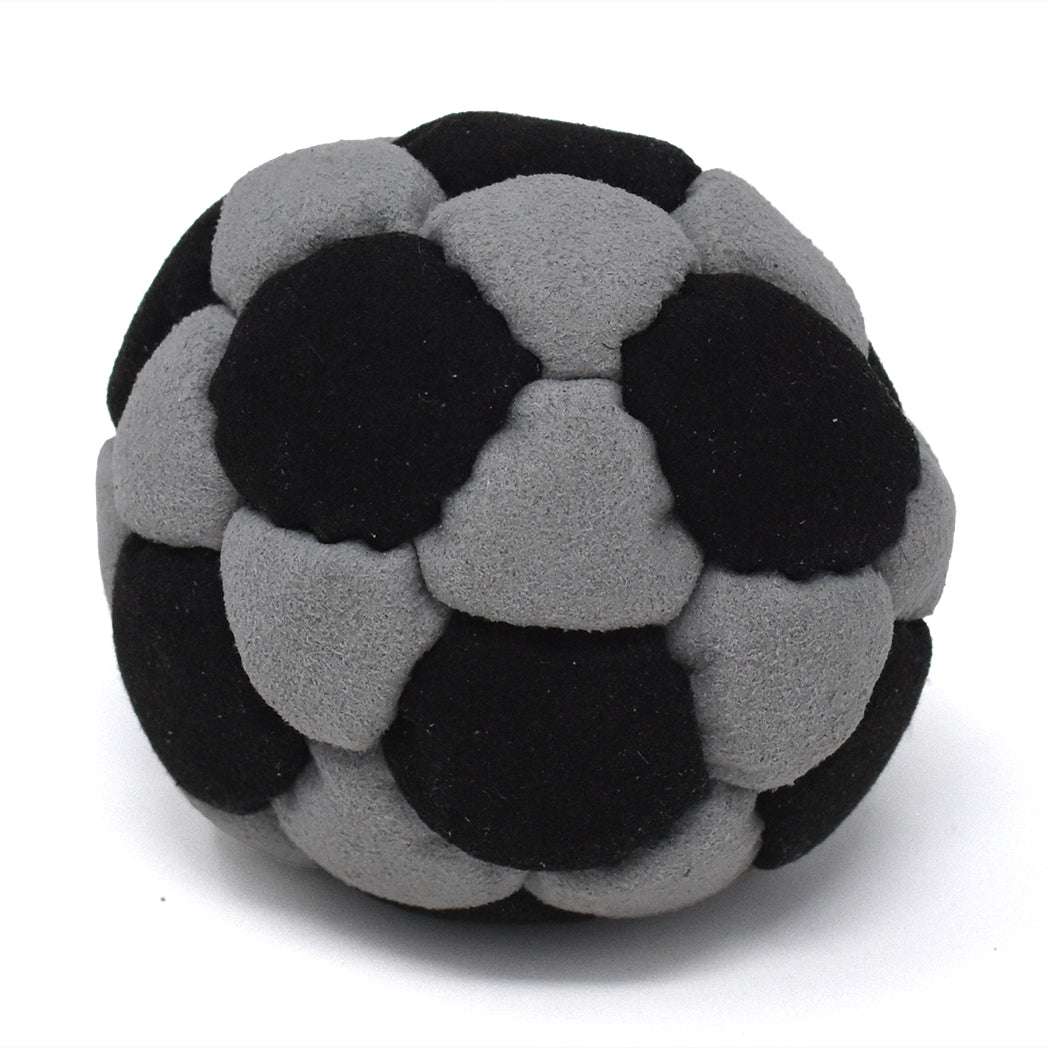 32-Panel Footbag - Grey & Black