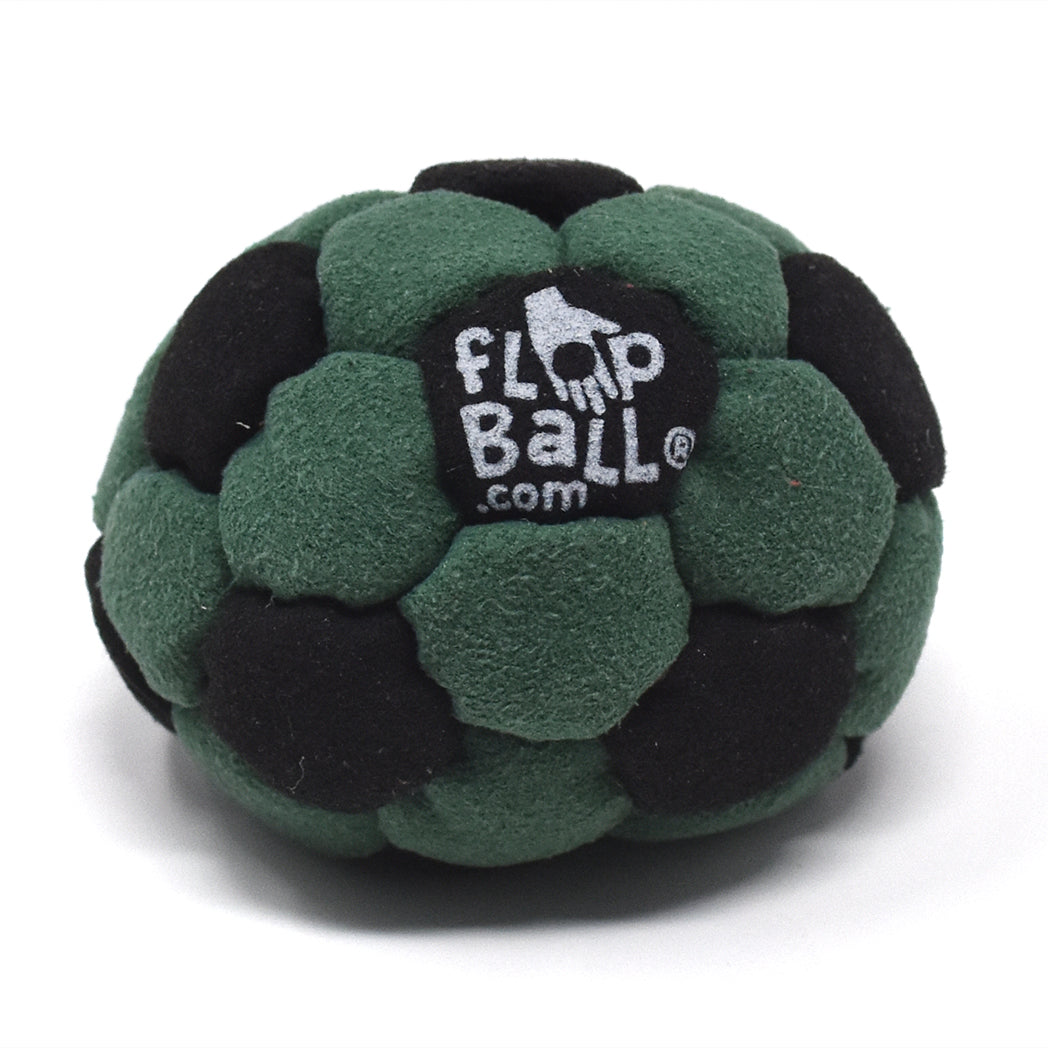 32-Panel Footbag - Green & Black