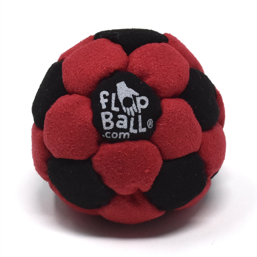 32-Panel Footbag - Red & Black