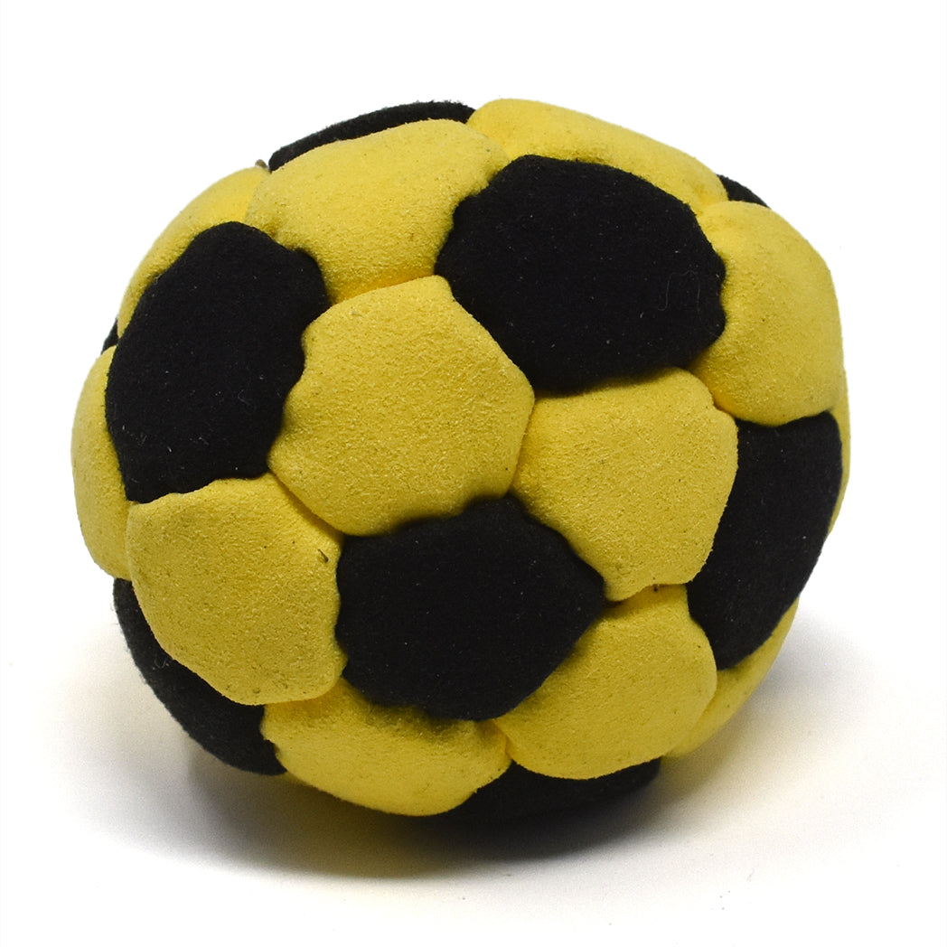 32-Panel Footbag - Yellow & Black