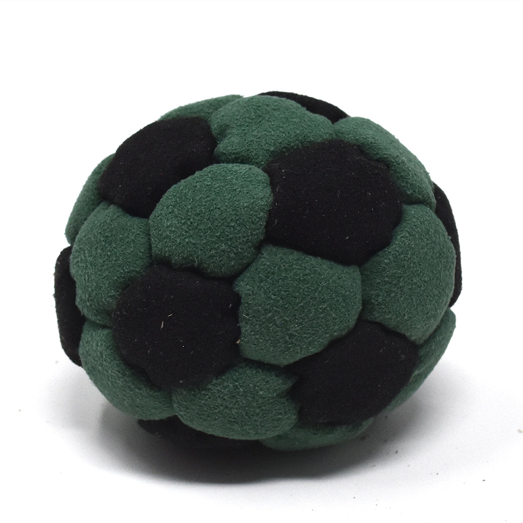 32-Panel Footbag - Green & Black