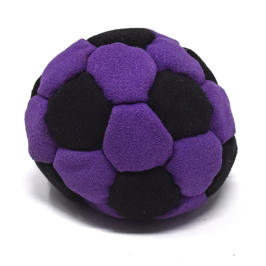 32-Panel Footbag - Purple & Black