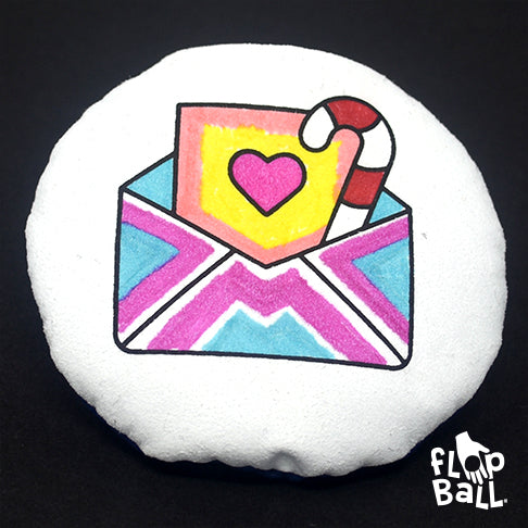 FlopBall.com Flop Ball - Holiday Color In 4-pack with Markers