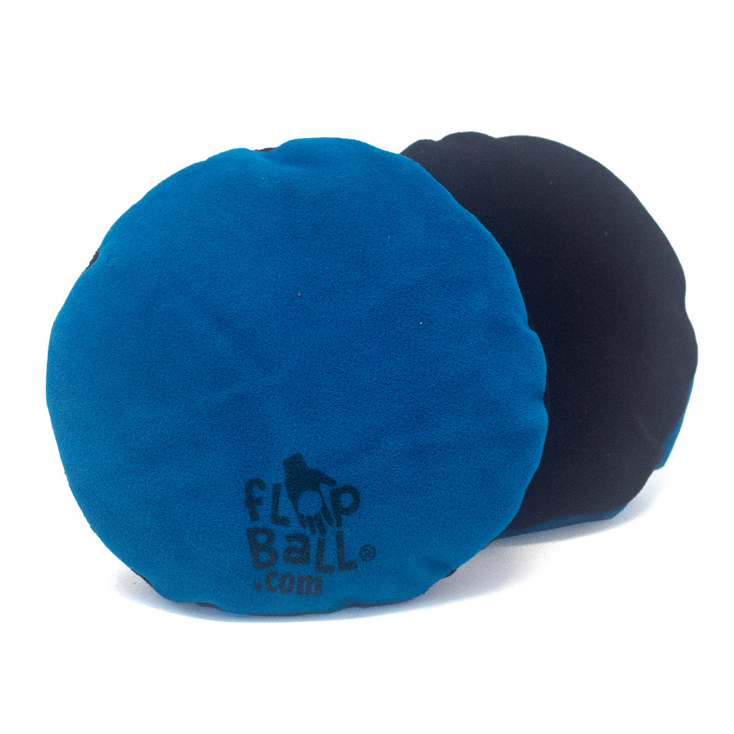 Flop Ball brand handsack: Blue & Black Velvet – Playful Fun You Can ...