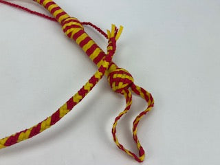 FlopBall.com Clearance Lot 10 - Red and yellow braided whip