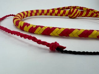 FlopBall.com Clearance Lot 10 - Red and yellow braided whip