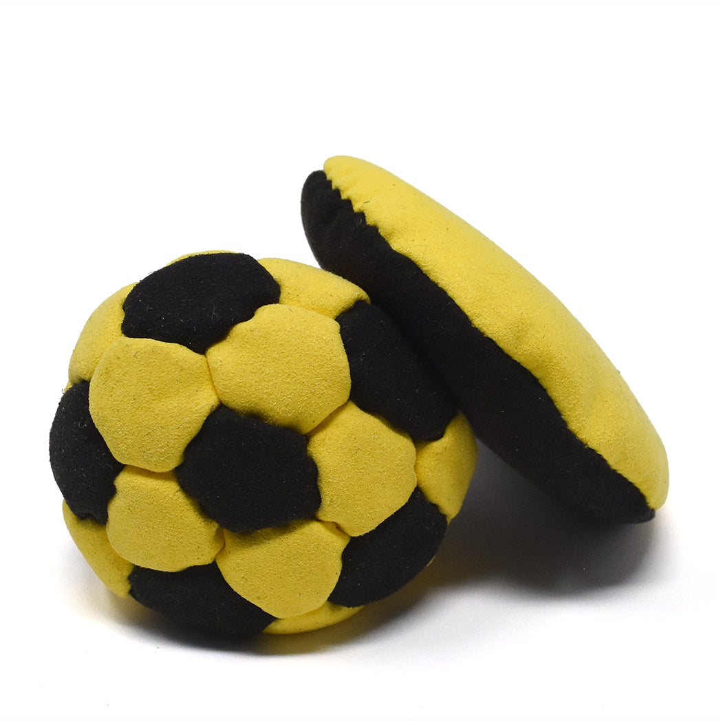 32-Panel Footbag - Yellow & Black