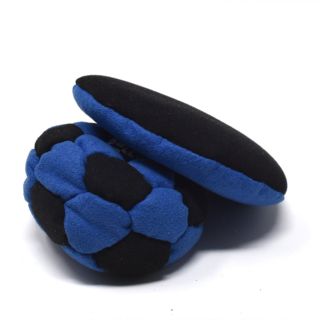 32-Panel Footbag - Blue & Black