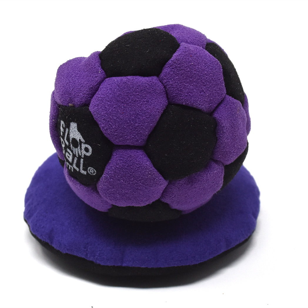 32-Panel Footbag - Purple & Black