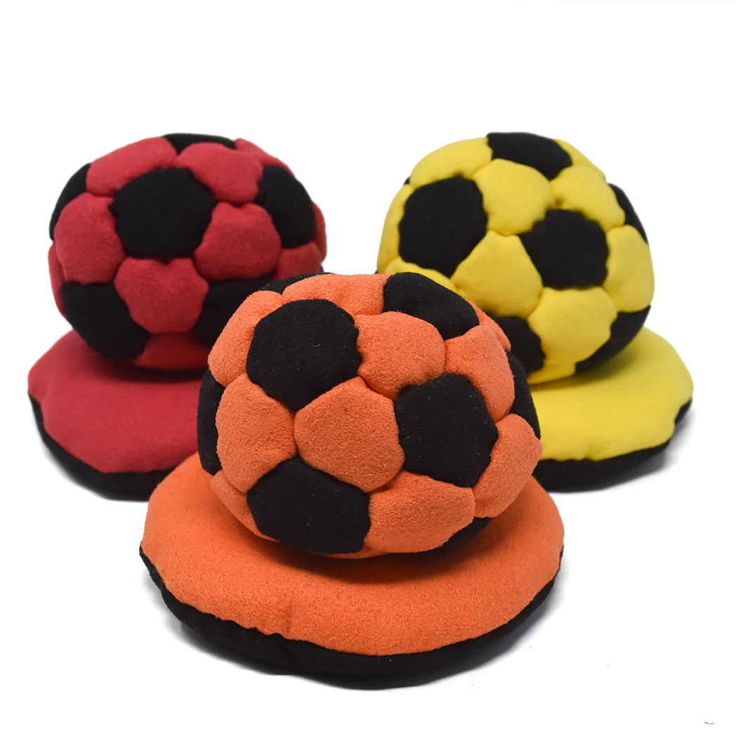 32-Panel Footbag - Orange & Black