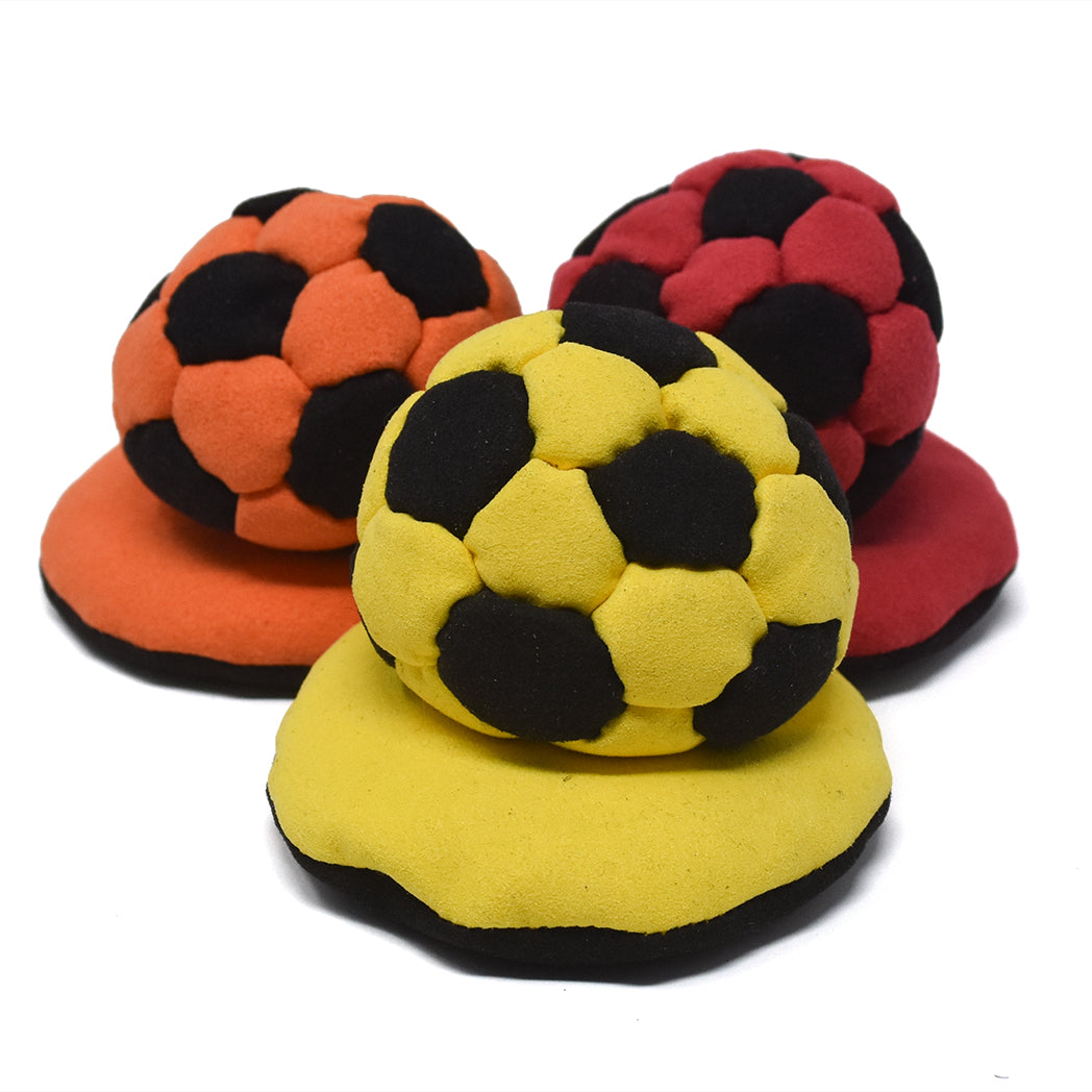 32-Panel Footbag - Yellow & Black