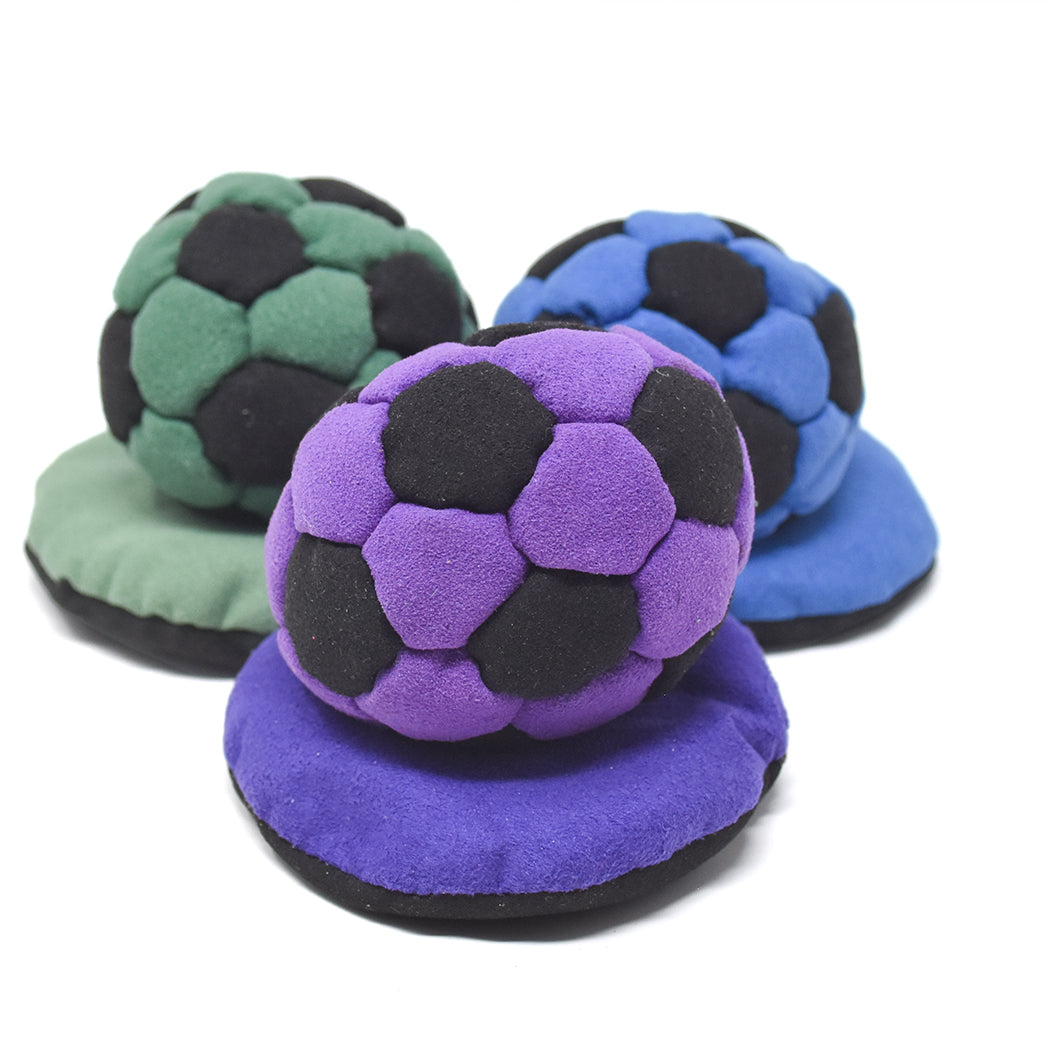 32-Panel Footbag - Purple & Black