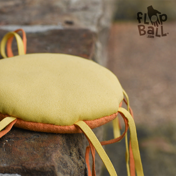 FlopBall.com Flop Ball - Shapes Orange & Yellow Spider