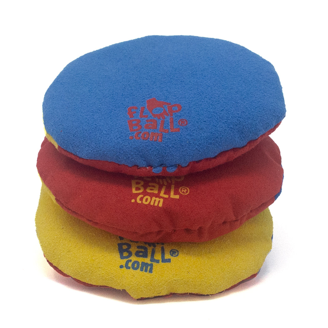 FlopBall.com Flop Ball - Packs RYB Triad Quilts 3-pack