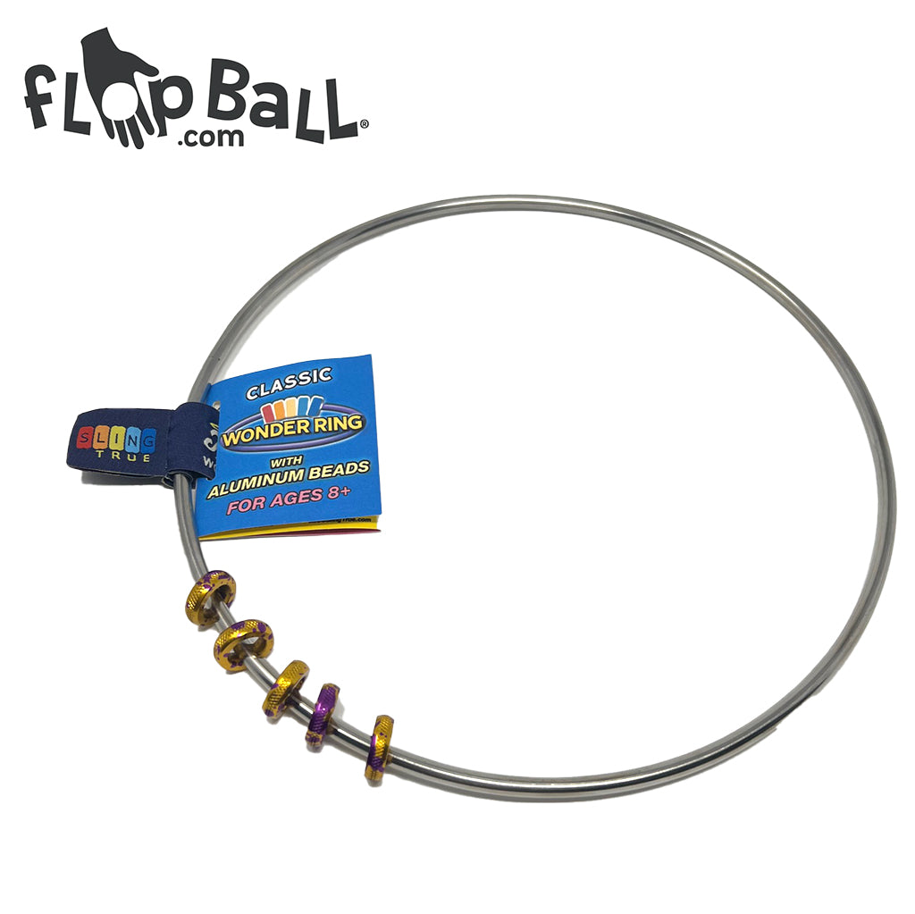 Sling True Skill Toys Sling True Wonder Ring - Aluminum - Gold Purple Splash
