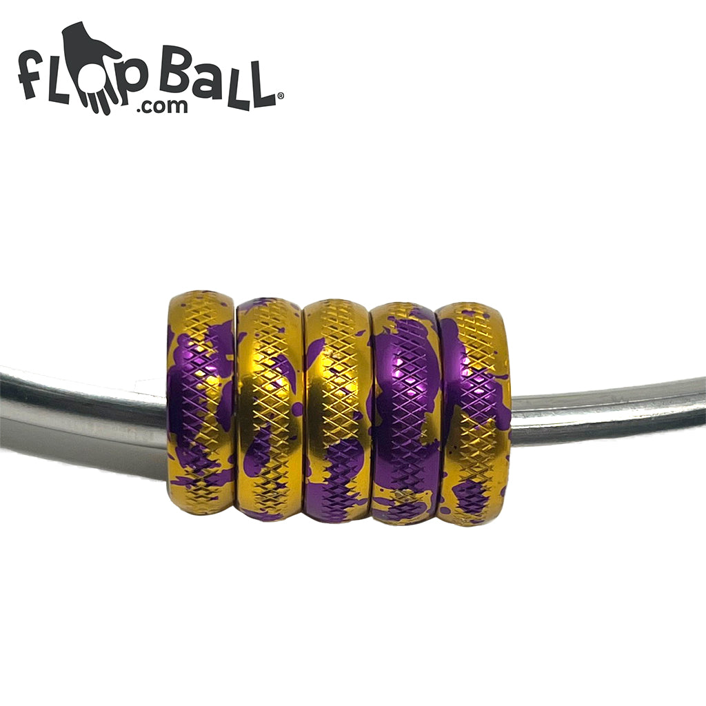 Skill Toys: Sling True Wonder Ring - Aluminum - Gold Purple Splash ...