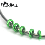 Aluminum Bead Chatter Ring Green