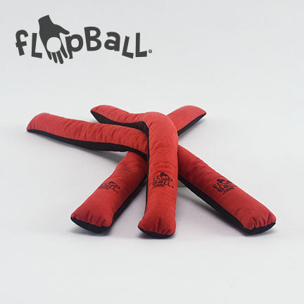 FlopBall.com Flop Ball - Shapes Red & Black Lines