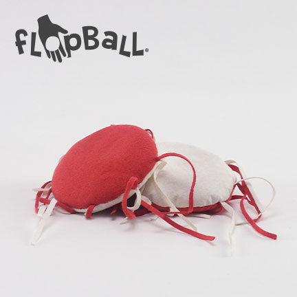 FlopBall.com Flop Ball - Shapes Red & White Spider