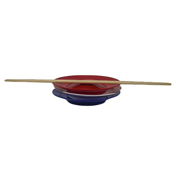 Mr. Babache Skill Toys Red, White & Blue 3 Pack Spinning Plates